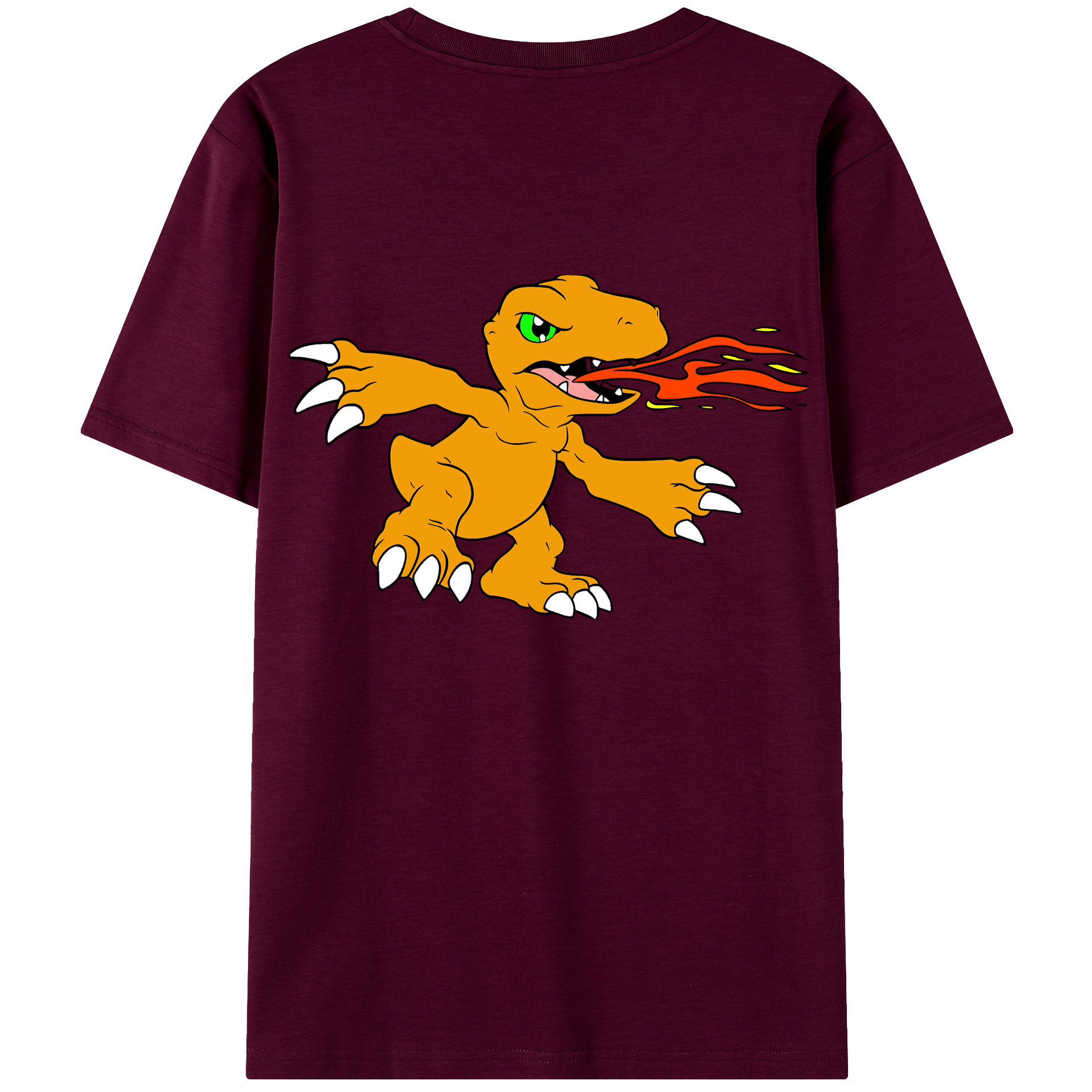 （画像用） Digimon デジタルモンスター/デジモン レディース半袖Tシャツ(バックプリント)